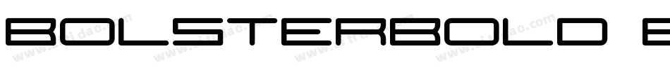 BolsterBold Bold字体转换